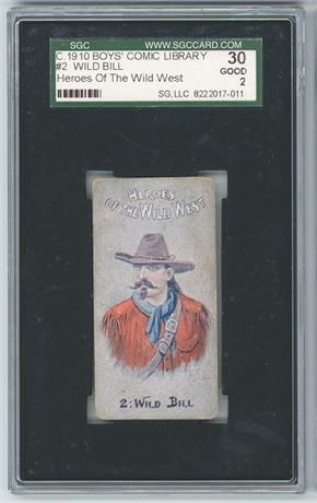 1910 Boys' Comic Library #2 Wild Bill Heroes of the Wild West SGC 2 GOOD