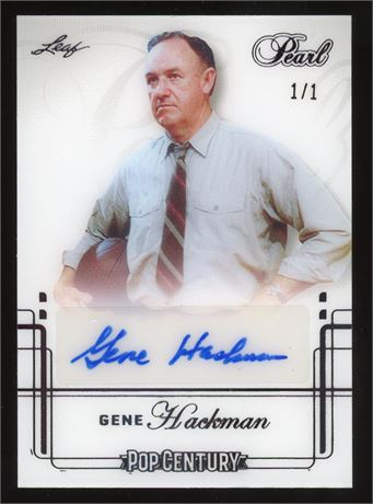 2024 Leaf Pop Century Gene Hackman Pearl 1/1 Auto