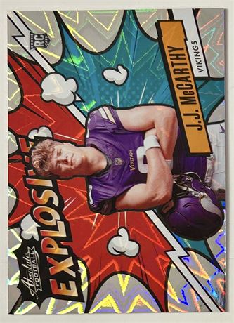 2024 Panini Absolute JJ McCarthy RC Explosive