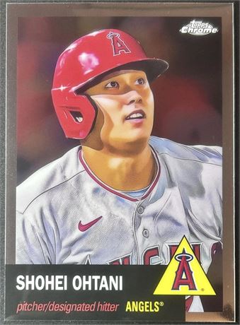 2022 Topps Chrome Platinum Anniversary Shohei Ohtani Image Variation SP