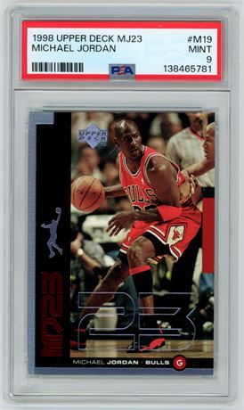1998 Upper Deck MJ23 Michael Jordan PSA 9 MINT