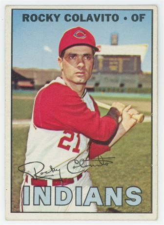 1967 Topps #580 Rocky Colavito Tuff Hi # VG - VGEX