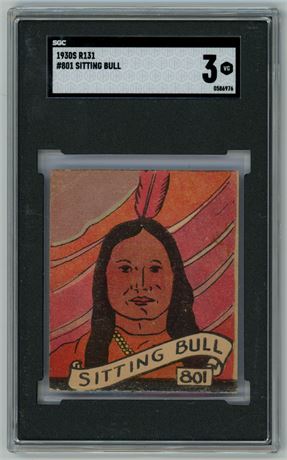 1930's R131 #801 Sitting Bull SGC 3 VG