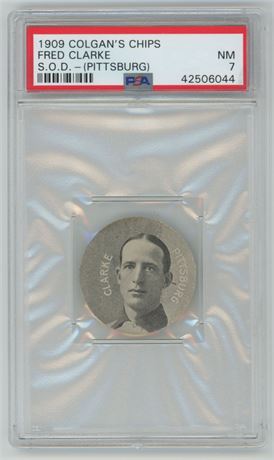 1909 Colgan's Chips Stars of the Diamond Fred Clarke HOF PSA 7 NM Pop 1 4 Higher