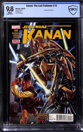 Kanan: The Last Padawan #10 CBCS 9.8 (2016) 1st Appearance of Fenn Rau