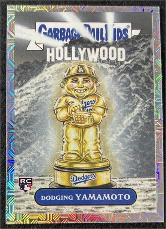 2024 Bowman Chrome Garbage Pail Kids Mojo Refractor Yoshinobu Yamamoto RC