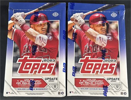 2023 Topps Update Series Hobby Box Sealed Lot (2)