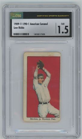 1909-11 E90-1 American Caramel Lew Richie CSG 1.5 Fair