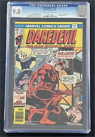 Daredevil #131 CGC 9.0 1976 1st App Bullseye