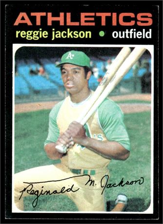 1971 Topps #20 Reggie Jackson EX-EXMT