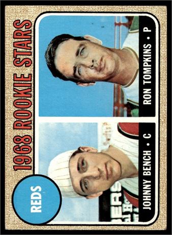 1968 Topps #247 Johnny Bench RC VGEX (READ)