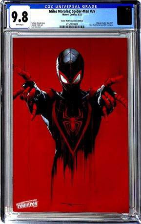 Miles Morales: Spider-Man #39 (2022) CGC 9.8 Comic Mint Convention Edition