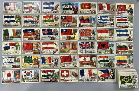 1956 Topps Flags of the World Complete Set (1-80) VG AVG