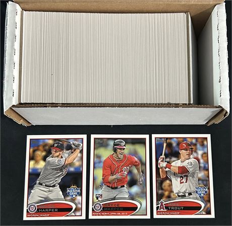 2012 Topps Update Series Baseball Complete Set (1-330) W/ Harper, Trout.