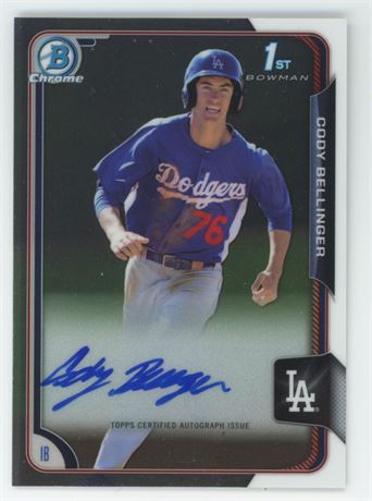 2015 Bowman 1st Cody Bellinger Auto