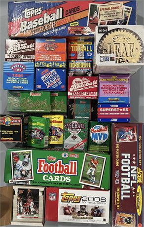 1987-2006 Multisport Set/Update Set Lot w/ Jeter & Griffey Jr. RC's