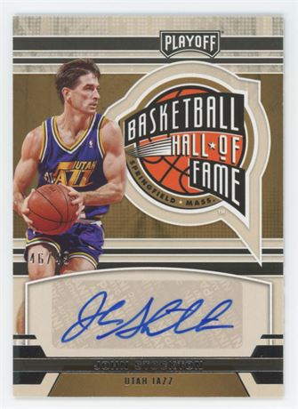 2021-22 Panini Chronicles John Stockton Basketball HOF Auto /49