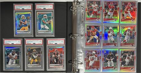 2020 Donruss Optic Football Complete HOLO Set (1-200) w/ 5 PSA 9's Burrow + More