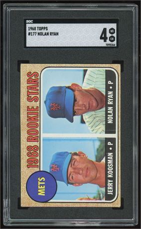 1968 Topps #177 Nolan Ryan RC SGC 4 VGEX