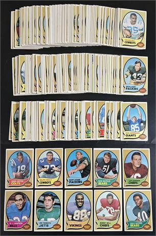 1970 Topps Football Complete Set (263/263) VG+ Average w/ 52 HOFers