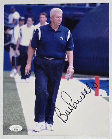 Bill Parcells Signed 8x10 Photo JSA