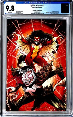 Spider-Woman #7 CGC 9.8 (2021) Werneck "Virgin" Edition Comic Traders Exclusive