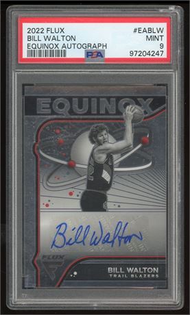 2022 Flux Bill Walton Equinox Auto PSA 9 MINT