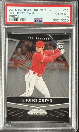 2018 Panini Chronicles #23 Shohei Ohtani RC Prizm PSA 10 GEM MINT