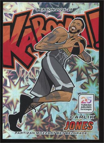 2024 Panini Crown Royale Turkish Airlines Euroleague Carlik Jones Kaboom!