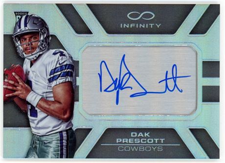 2016 Panini Infinity #209 Dak Prescott RC 32/288 Auto