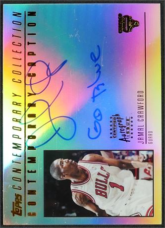 2004 Topps Contemporary Collection Jamal Crawford Certified Autograph Issue