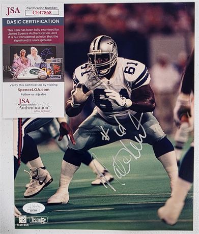 Nate Newton Signed 8x10 Photo JSA