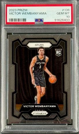 2023 Prizm #136 Victor Wembanyama PSA 10