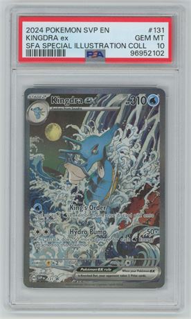 2024 Pokemon SVP EN #131 Kingdra ex PSA 10 GEM MINT