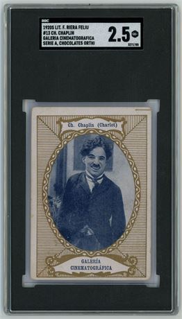1920s Lit F Riera Feliu #13 Charlie Chaplin Galeria Cinematografica SGC 2.5