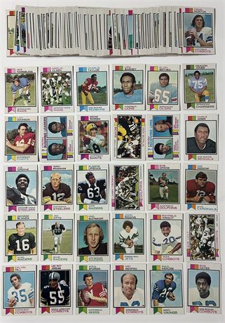 1973 Topps Football Lot (125) W/ Stars EXMT Avg Condition