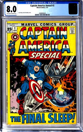 Captain America Annual #2 (1972) CGC 8.0