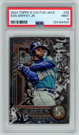 2024 Topps X Cactus Jack #20 Ken Griffey Jr PSA 9 MINT