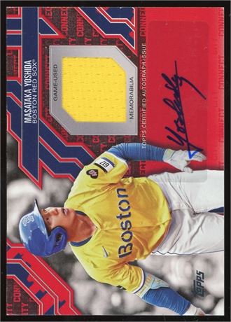 2025 Topps Masataka Yoshida City Connect Patch Auto