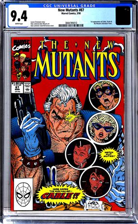 New Mutants #87 (1990) CGC 9.4 1st Appearance of Cable