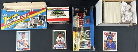 1992-1995 Topps Baseball Traded Complete Set Lot (4)