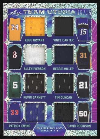 2022 Leaf In the Game Used Team Utopia Octo Relic w/ Bryant/A.I./Duncan 15/15