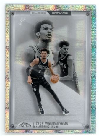 2025 Topps Chrome Victor Wembanyama Glass Canvas Case Hit SSP