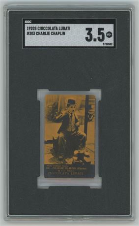 1920's Cioccolata Lurati #303 Charlie Chaplin SGC 3.5 RARE