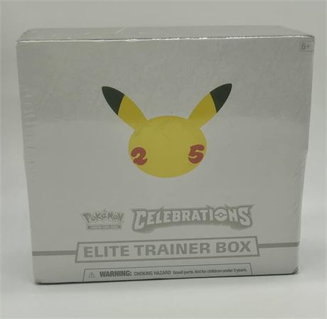 2021 Pokémon 25th Anniversary Celebrations Elite Trainer Box Factory Sealed