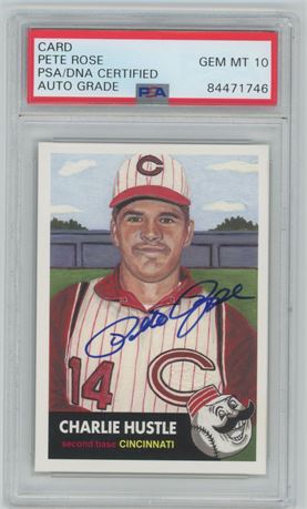 1995 JSW Pete Rose PSA 10 Auto Grade