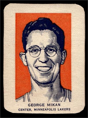 1952 Wheaties #21 George Mikan Hand Cut VGEX-EX
