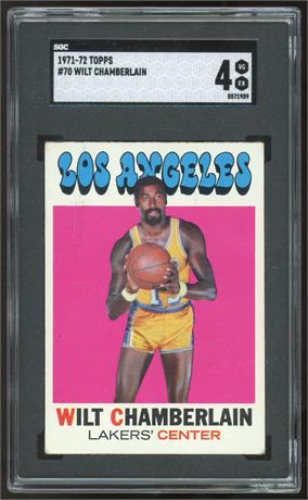 1971 Topps #70 Wilt Chamberlain SGC 4 VGEX