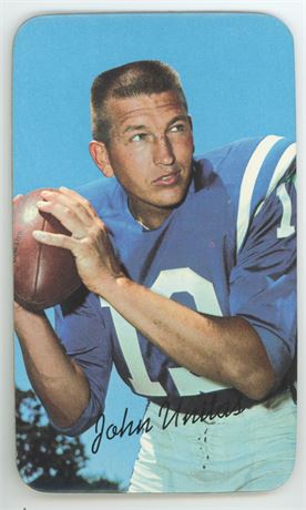 1970 Topps Super #15 Johnny Unitas EX-EXMT