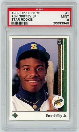 1989 Upper Deck #1 Ken Griffey Jr Star Rookie PSA 9 MINT